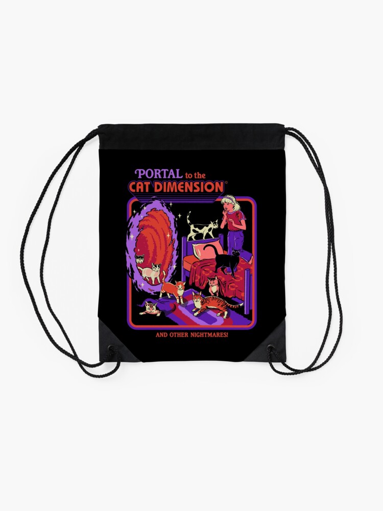 Alternate view of The Cat Dimension Drawstring Bag