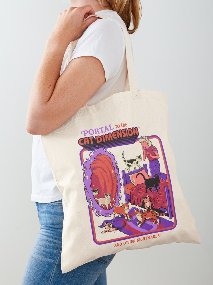 Thumbnail 1 of 5, Tote Bag, The Cat Dimension designed and sold by stevenrhodes.