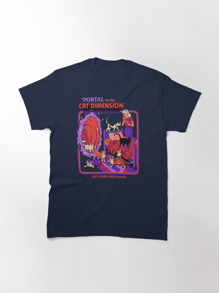 Thumbnail 3 of 7, Classic T-Shirt, The Cat Dimension designed and sold by stevenrhodes.