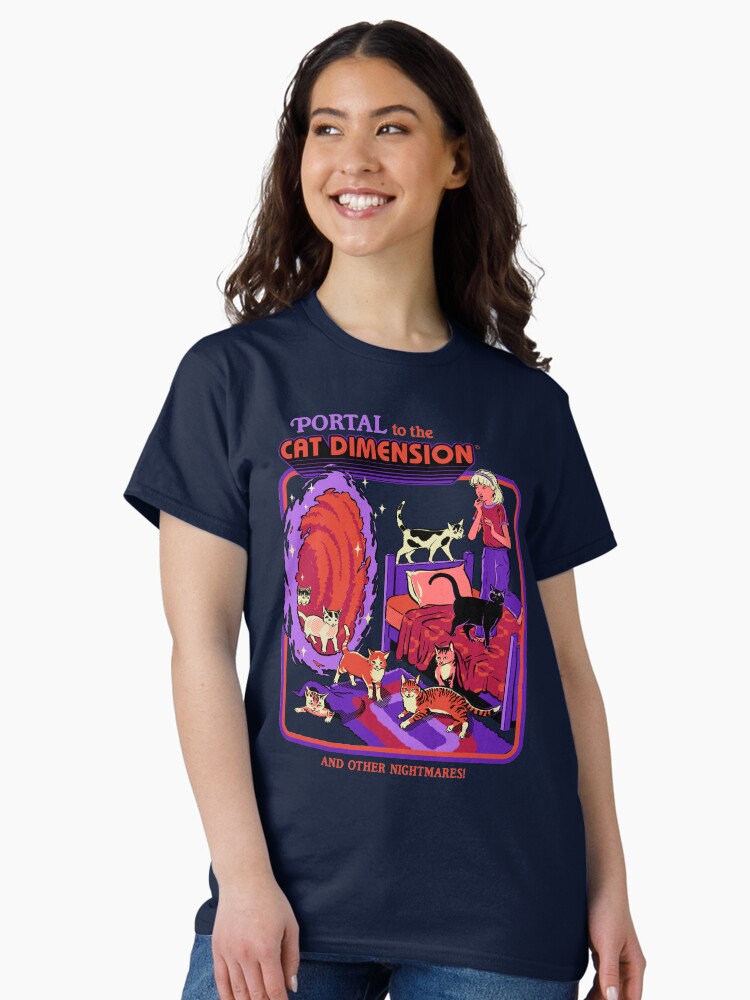 Thumbnail 2 of 7, Classic T-Shirt, The Cat Dimension designed and sold by stevenrhodes.
