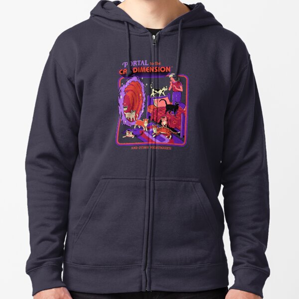 The Cat Dimension Zipped Hoodie