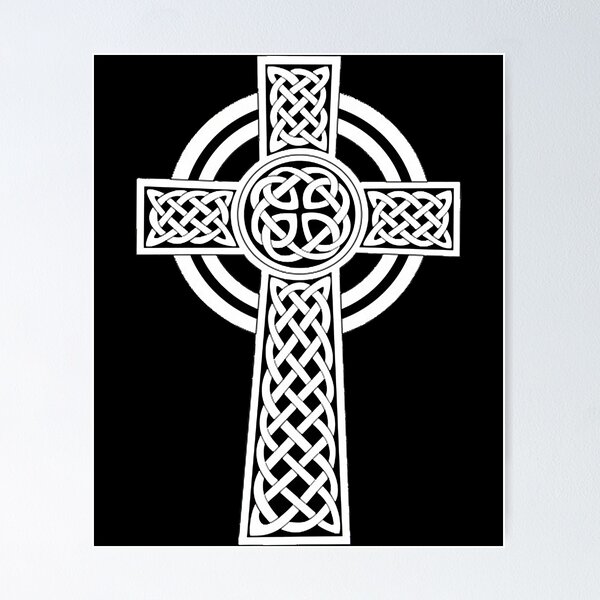 Item preview, Irish Celtic Cross Decor for St Patricks Day T-Shirt, designed and sold by phamlivia.