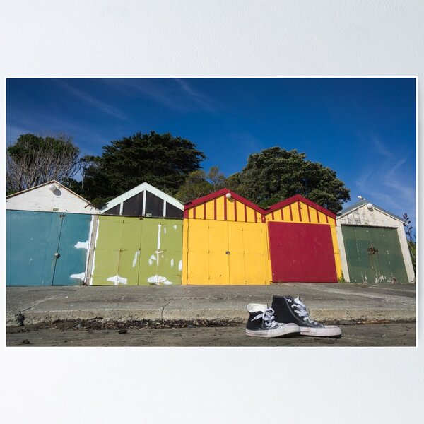 Item preview, Five boat sheds. designed and sold by Anne Scantlebury.