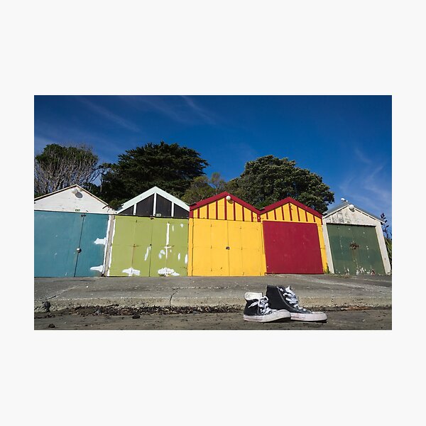 Item preview, Five boat sheds. designed and sold by Anne Scantlebury.