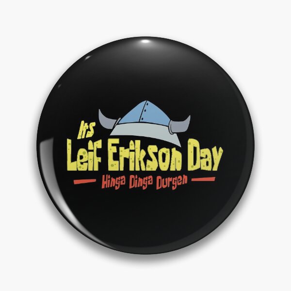 Item preview, Spongebob Squarepants Happy Leif Erikson Day  designed and sold by phamlivia.