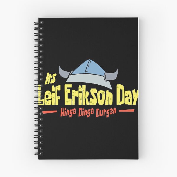 Item preview, Spongebob Squarepants Happy Leif Erikson Day  designed and sold by phamlivia.