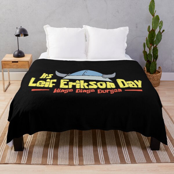 Item preview, Spongebob Squarepants Happy Leif Erikson Day  designed and sold by phamlivia.
