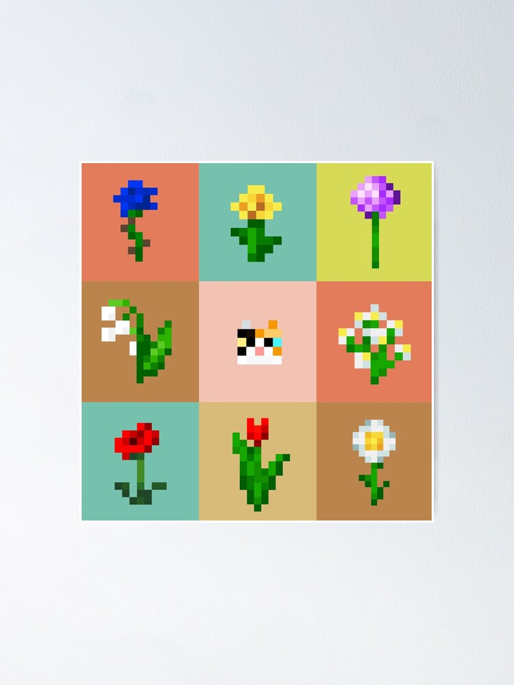 Minecraft Flower Painting