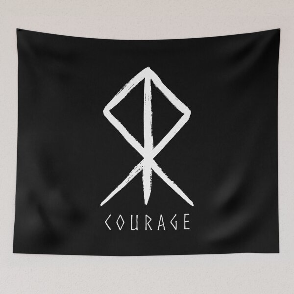 Item preview, Courage Rune - Norse Viking Bind Rune designed and sold by RycoTokyo81.