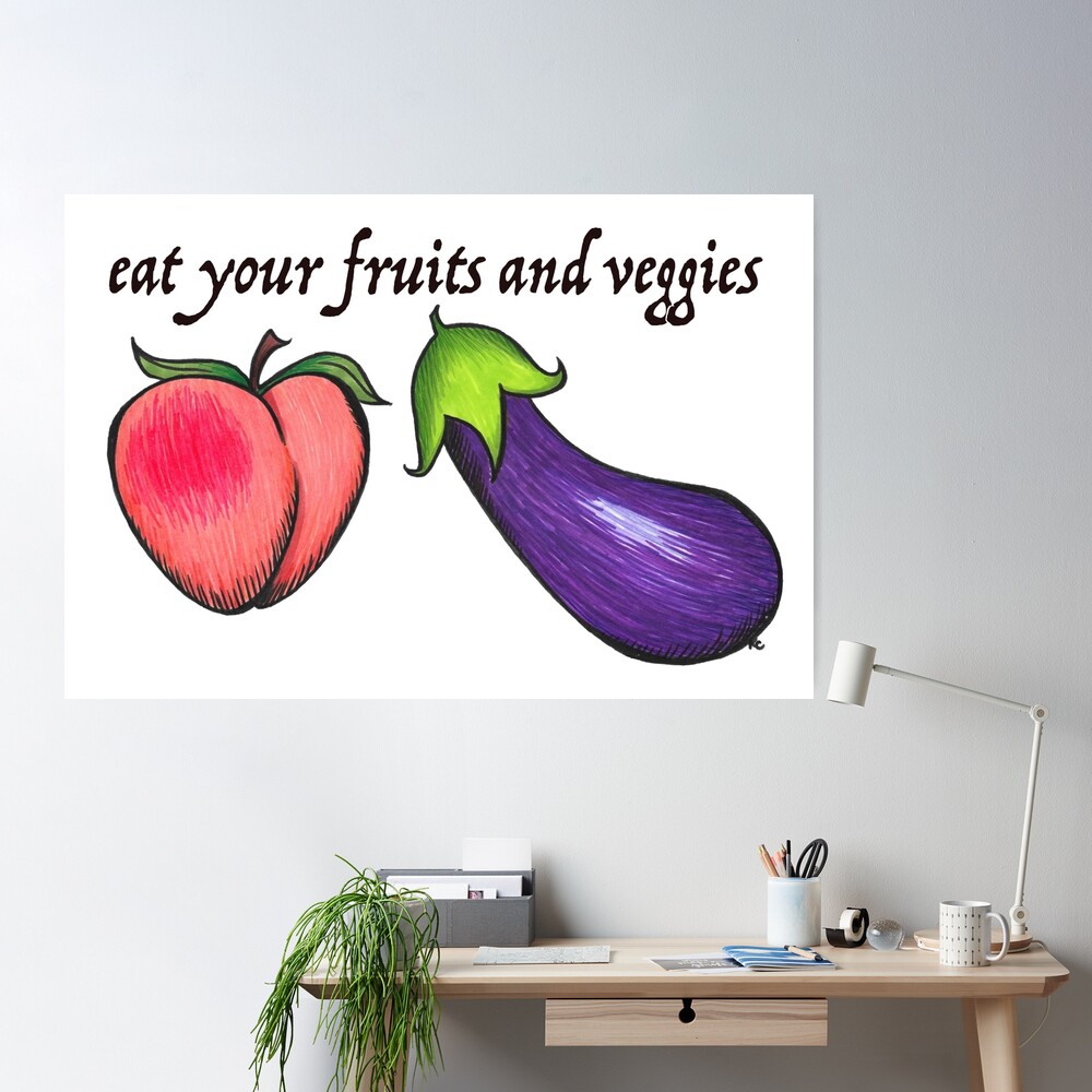 Eggplant and peach emoji stock vector. Illustration of food - 148066068