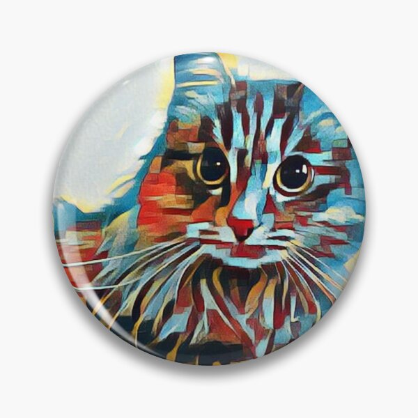 Item preview, Multicolored cat, rainbow cat designed and sold by yulchikon.