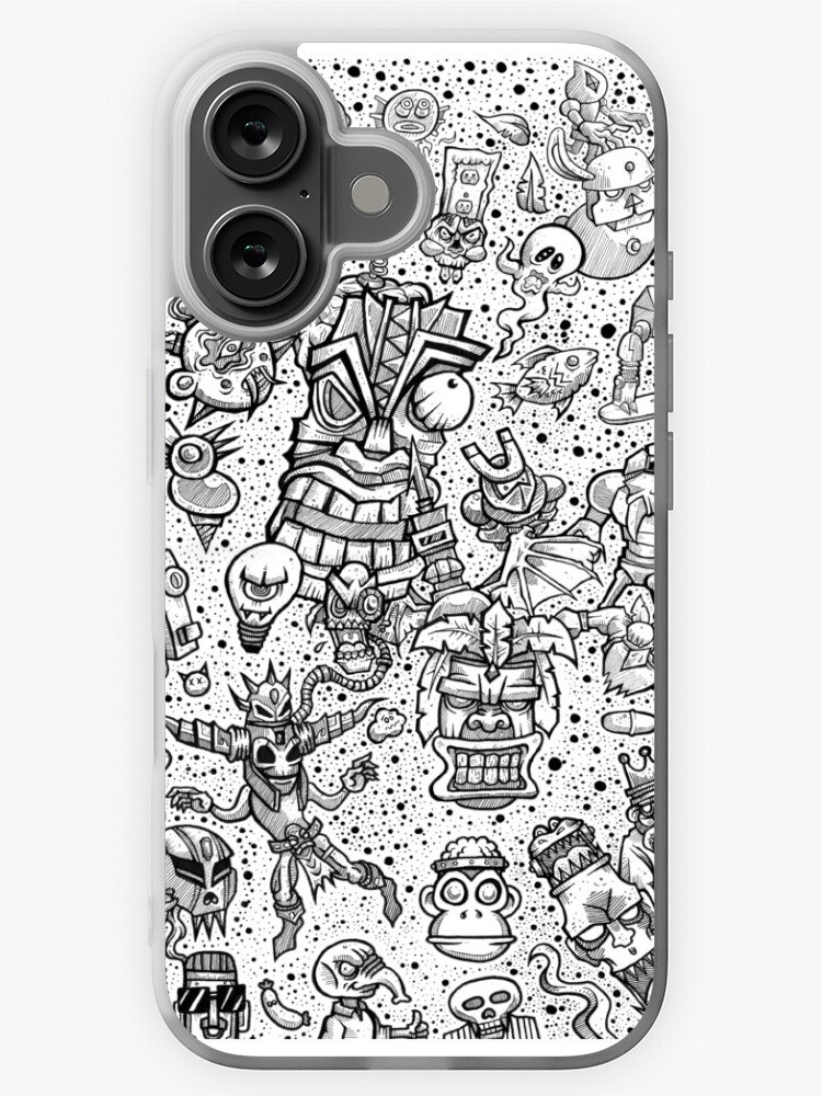 Thumbnail 1 of 5, iPhone Case, Abstrakto Maxo 2 designed and sold by strangethingsA.