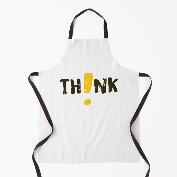 Item preview, Yellow and Black Think typography designed and sold by artofangga.