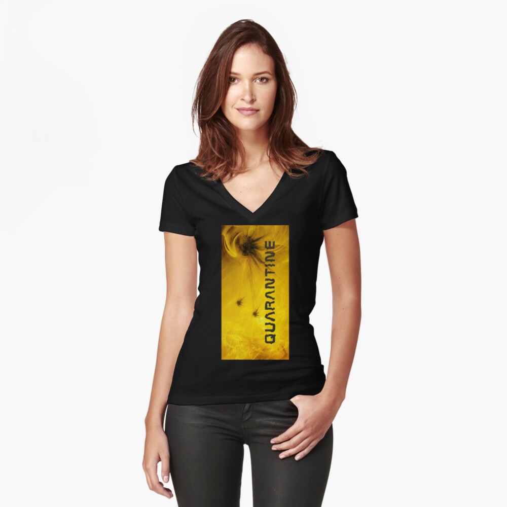 Item preview, Fitted V-Neck T-Shirt designed and sold by mike-pellinni.