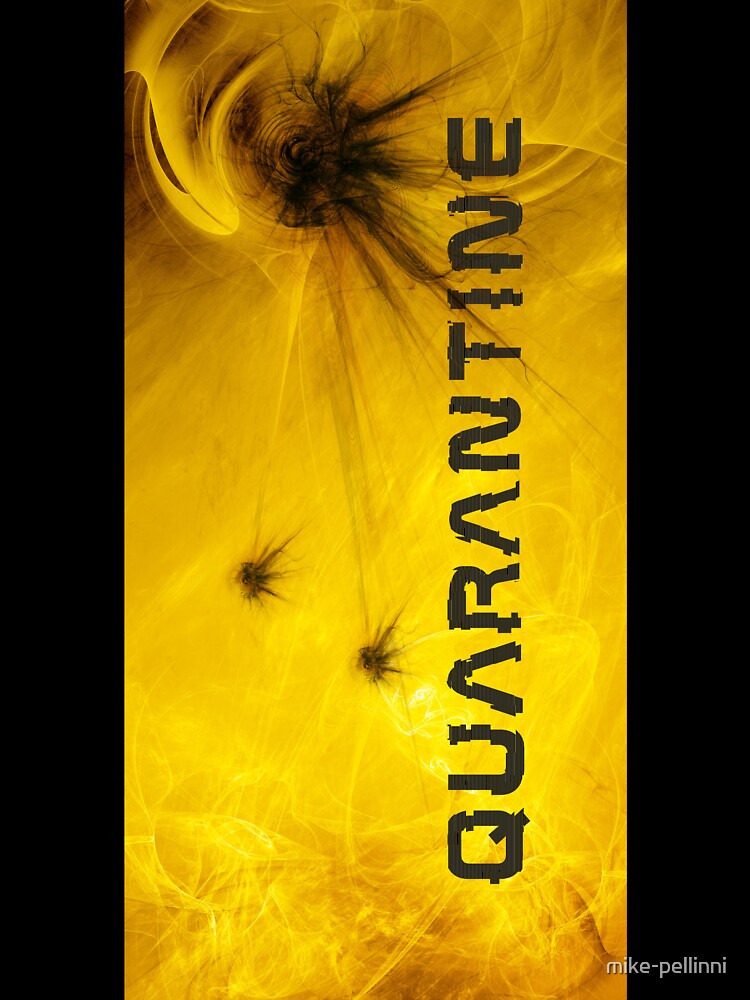 Thumbnail 7 of 7, Oversized T-Shirt, corona virus quarantine illustration designed and sold by mike-pellinni.