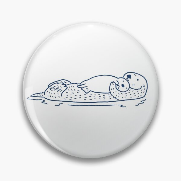 Item preview, Sea otter parent and child sideways designed and sold by abetamio.