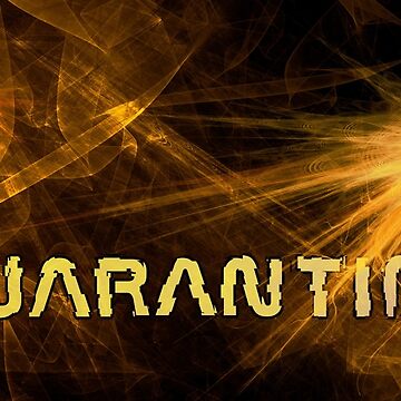 Artwork thumbnail, corona virus quarantine illustration by mike-pellinni