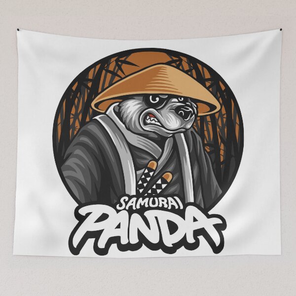 Item preview, Samurai Panda Art designed and sold by JTS STORE.