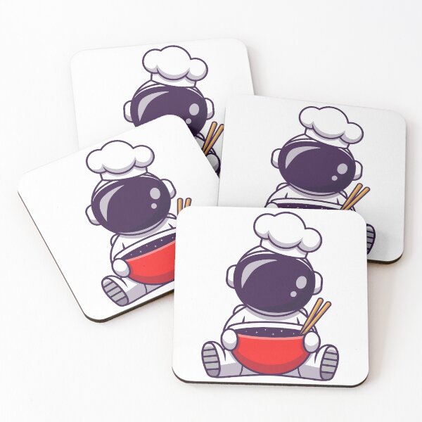Item preview, Cute Astronaut Chef Cooking designed and sold by YousfiYs.