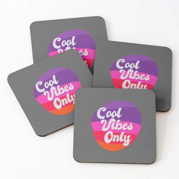 Item preview, Cool Vibes Only - Retro Pink designed and sold by Chubuter.