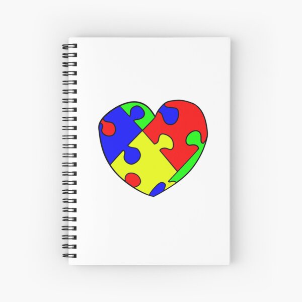 Item preview, Primaries Jigsaw Heart designed and sold by VazMasDesign.