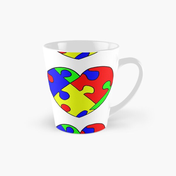 Item preview, Primaries Jigsaw Heart designed and sold by VazMasDesign.