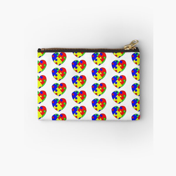 Item preview, Primaries Jigsaw Heart designed and sold by VazMasDesign.