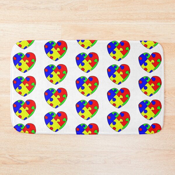 Item preview, Primaries Jigsaw Heart designed and sold by VazMasDesign.