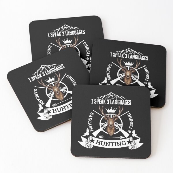 Item preview, I Speak 3 Languages Sarcasm Hunting And Fishing designed and sold by ReichBourne.