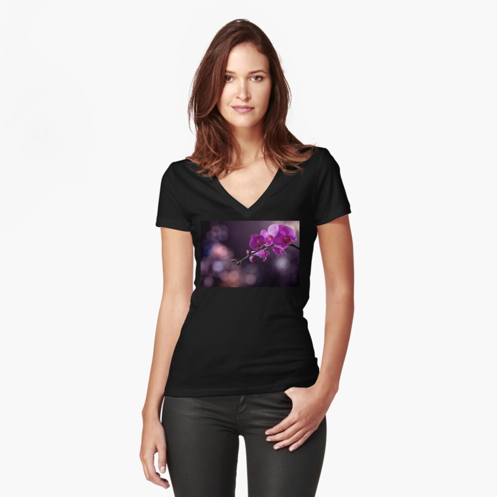 Item preview, Fitted V-Neck T-Shirt designed and sold by mike-pellinni.