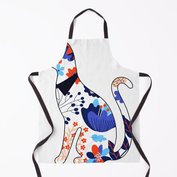Item preview, Floral Cat in Flowers Popoki 305 designed and sold by VinBasis.