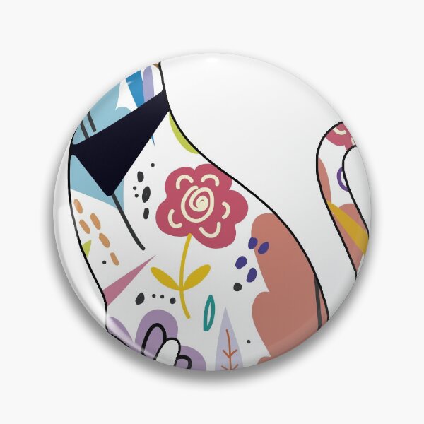 Item preview, Floral Cat in Flowers Popoki 308 designed and sold by VinBasis.