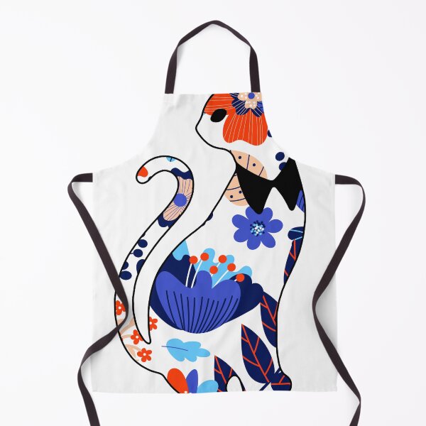 Item preview, Floral Cat in Flowers Popoki 405 designed and sold by VinBasis.