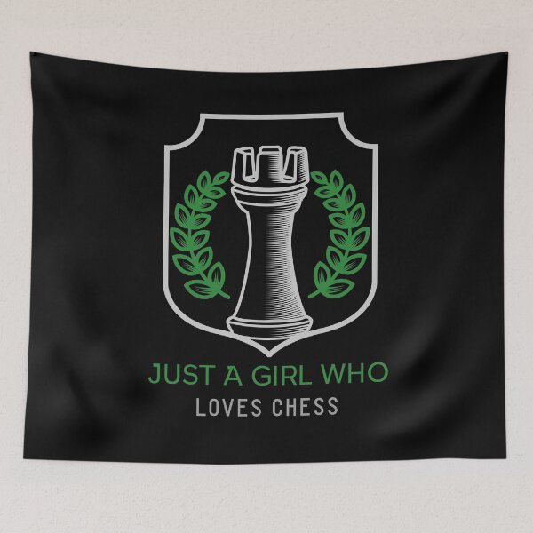 Item preview, Girl Who Loves Chess designed and sold by CecileMJ.