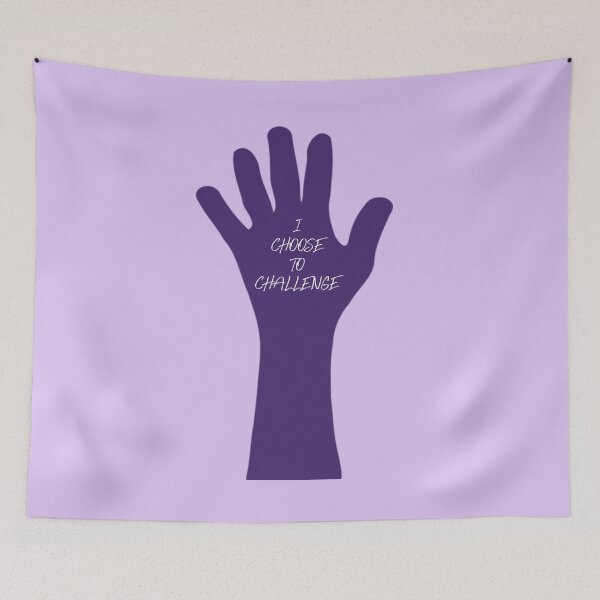 Item preview, Purple Raised Hand Theme International Women's Day 2021 designed and sold by URSparklingShop.