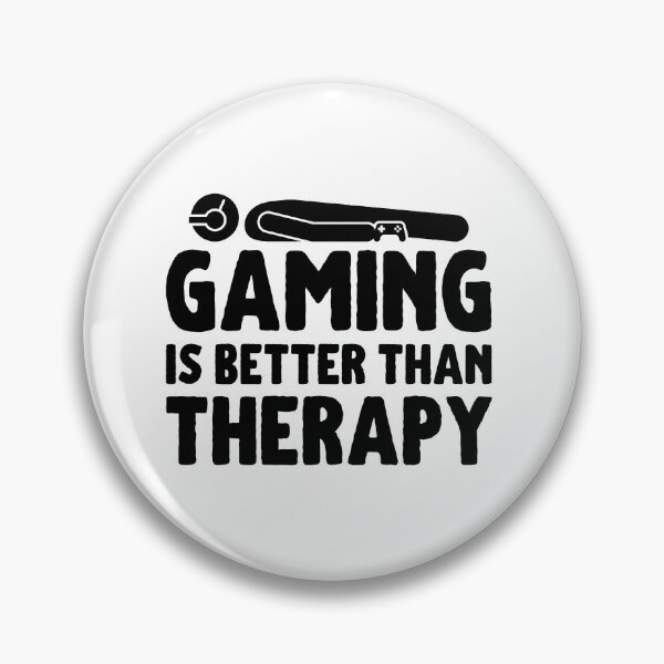 Item preview, Gaming Is My Therapy Funny Videogames designed and sold by CozyMarket.
