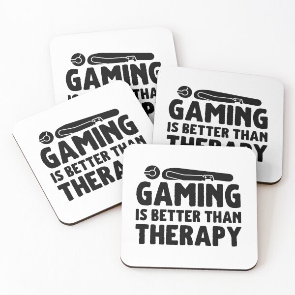 Item preview, Gaming Is My Therapy Funny Videogames designed and sold by CozyMarket.