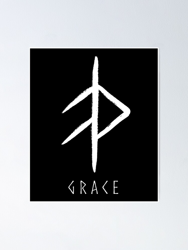 Póster «Grace Rune - Runa de unión vikinga nórdica» de RycoTokyo81 ...