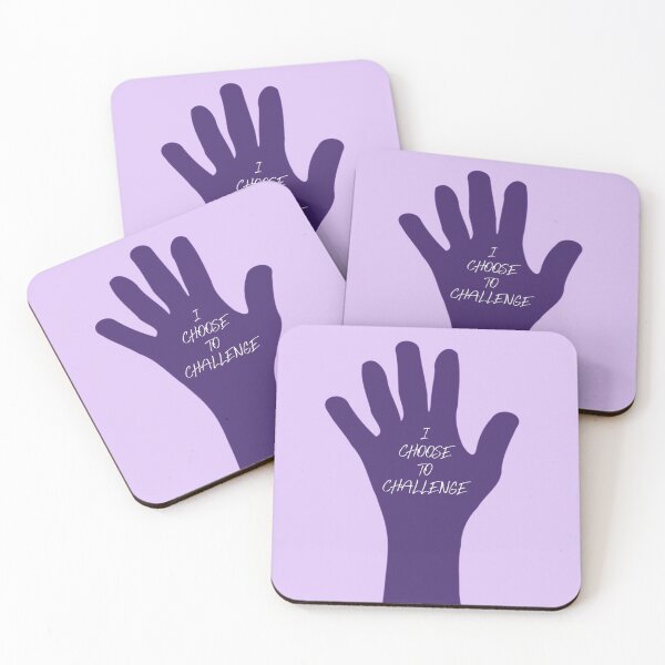 Item preview, Purple Raised Hand Theme International Women's Day 2021 designed and sold by URSparklingShop.