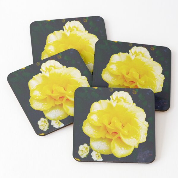 Item preview, Tender yellow rose after the rain covered with drops  designed and sold by helenkaiy.