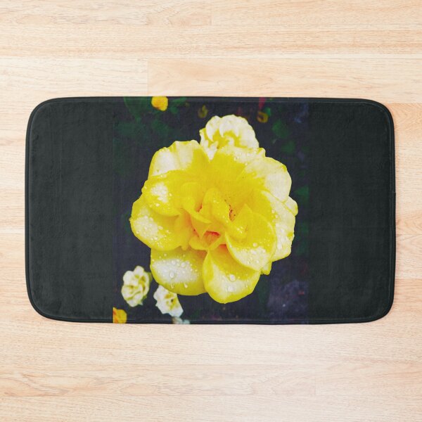 Item preview, Tender yellow rose after the rain covered with drops  designed and sold by helenkaiy.
