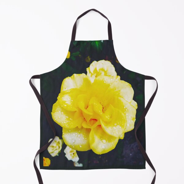 Item preview, Tender yellow rose after the rain covered with drops designed and sold by helenkaiy.