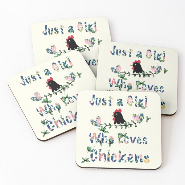 Item preview, Just a Girl Who Loves Chickens designed and sold by dalypdesign.