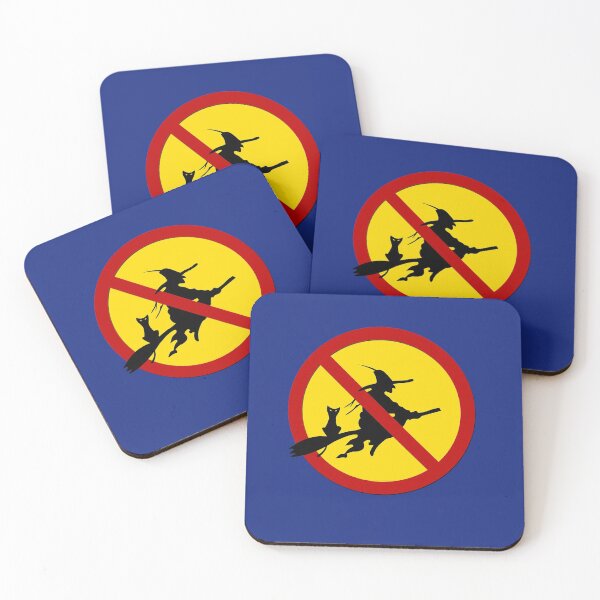 Item preview, No Witches Allowed, Funny Warning Sign designed and sold by levsal.