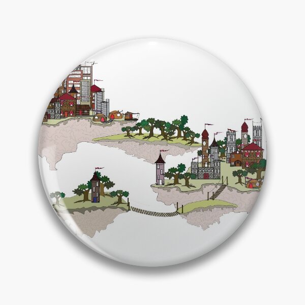 Item preview, Floating Island Cities designed and sold by penwah.