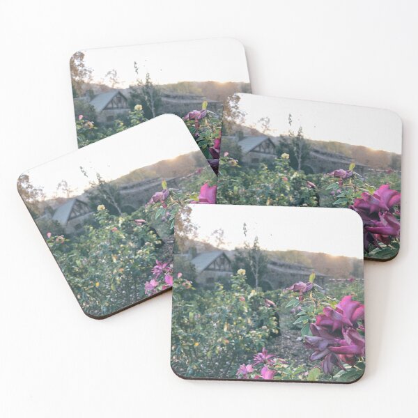 Item preview, Rose Garden Flower Landscape Fairytale Photograph designed and sold by KindnessKawaii.