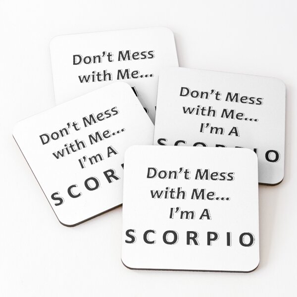 Item preview, Don't Mess with Me I'm a Scorpio designed and sold by JWIZZY.