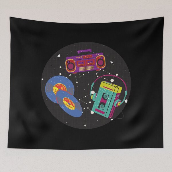 Item preview, Vintage Radio, Cassette & Discs In Space designed and sold by Quadghouls.