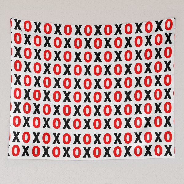 Item preview, Paterne XOXO red and black valentine's day designed and sold by Astralia.