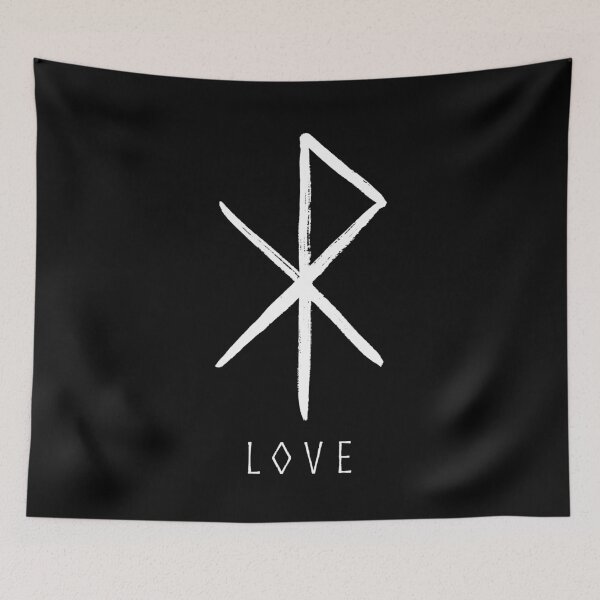 Item preview, Love Rune - Norse Viking Bind Rune designed and sold by RycoTokyo81.